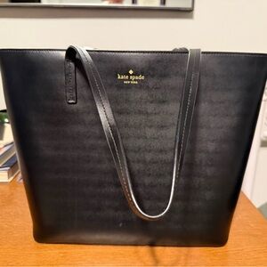 Kate Spade Black Leather Tote